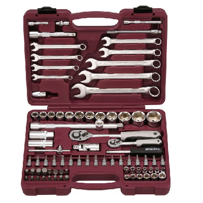 Набор инструмента универсальный 1/4", 1/2"DR, 82 предмета Thorvik