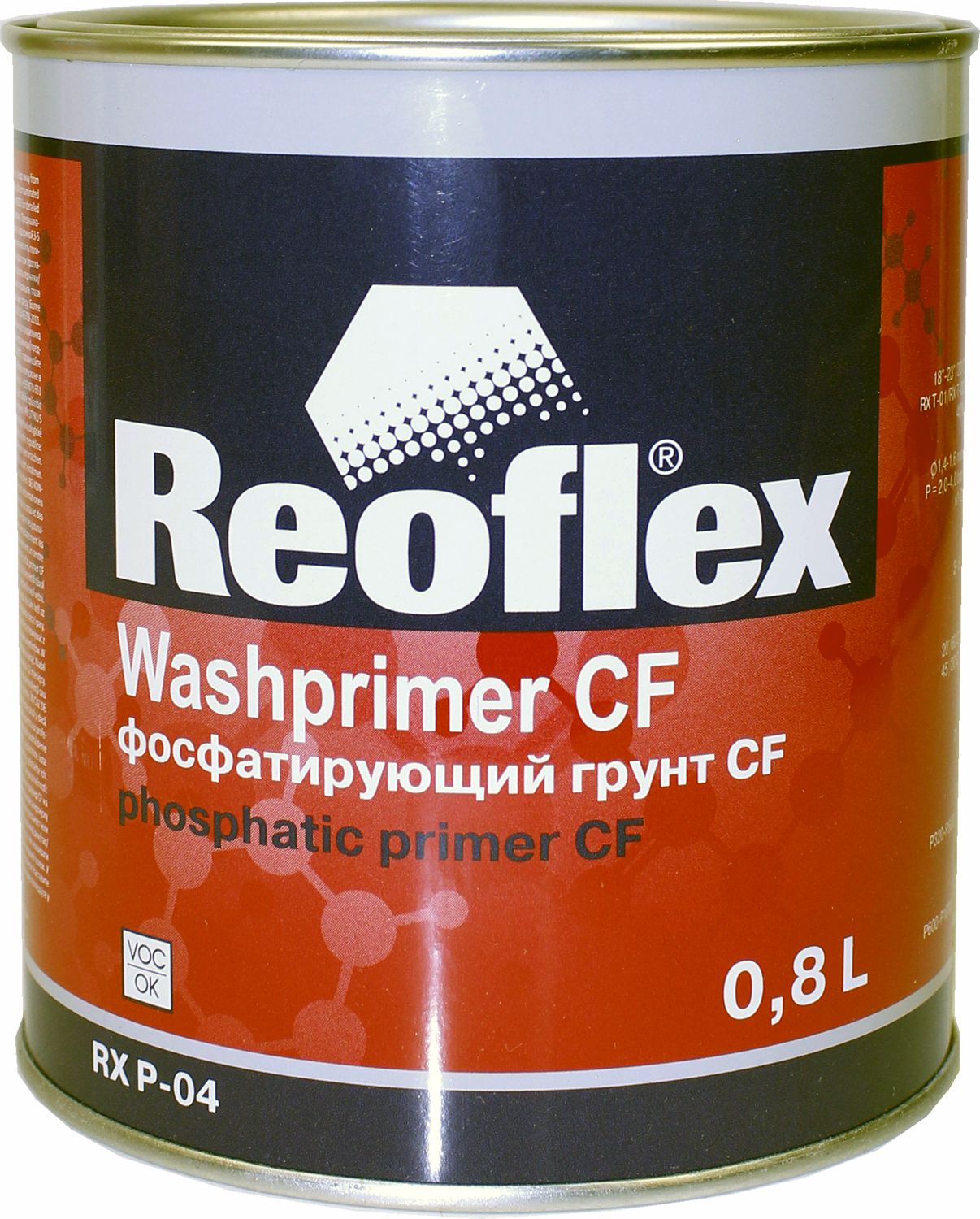 1к фосфатирующий грунт reoflex(0,8) rx p-04
