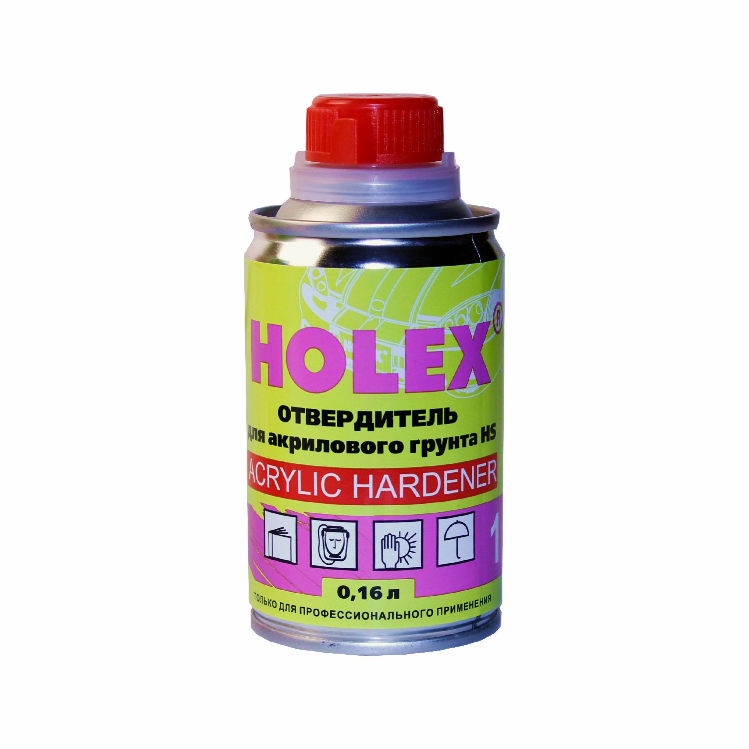 отвердитель 1:5 для 2к грунта акрилового (0,1л) holex