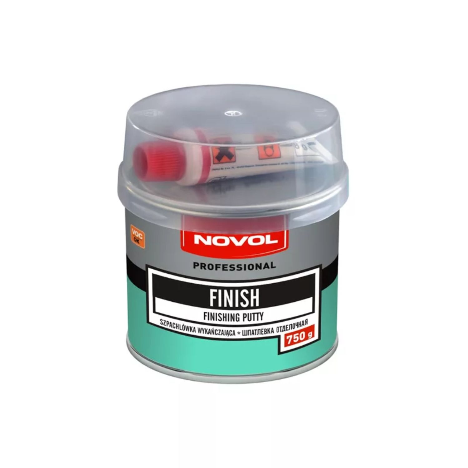 шпатлевка полиэфирная универсальная "finish" novol(0,25кг)