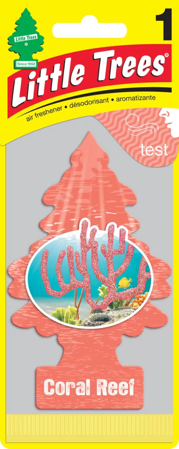 елочка "коралловый риф" (coral reef) car freshener