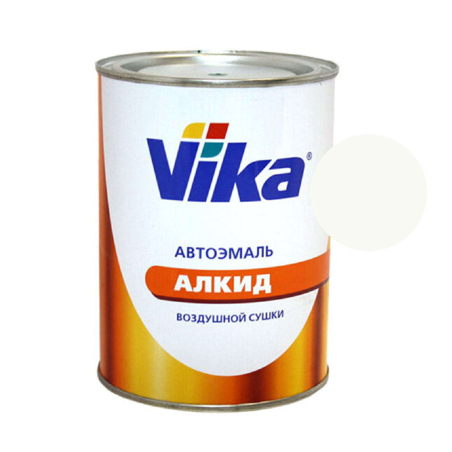 9010 ral чистый белый автоэмаль алкидная 1к vika-60 0,8кг vika