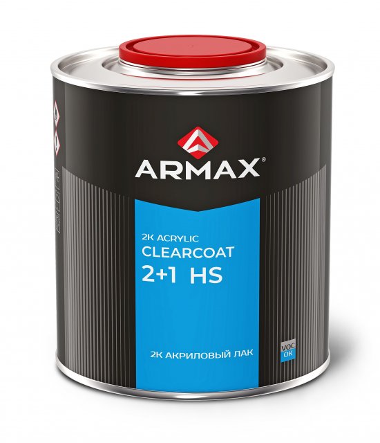 лак акриловый 2к hs 2+1 1кг armax