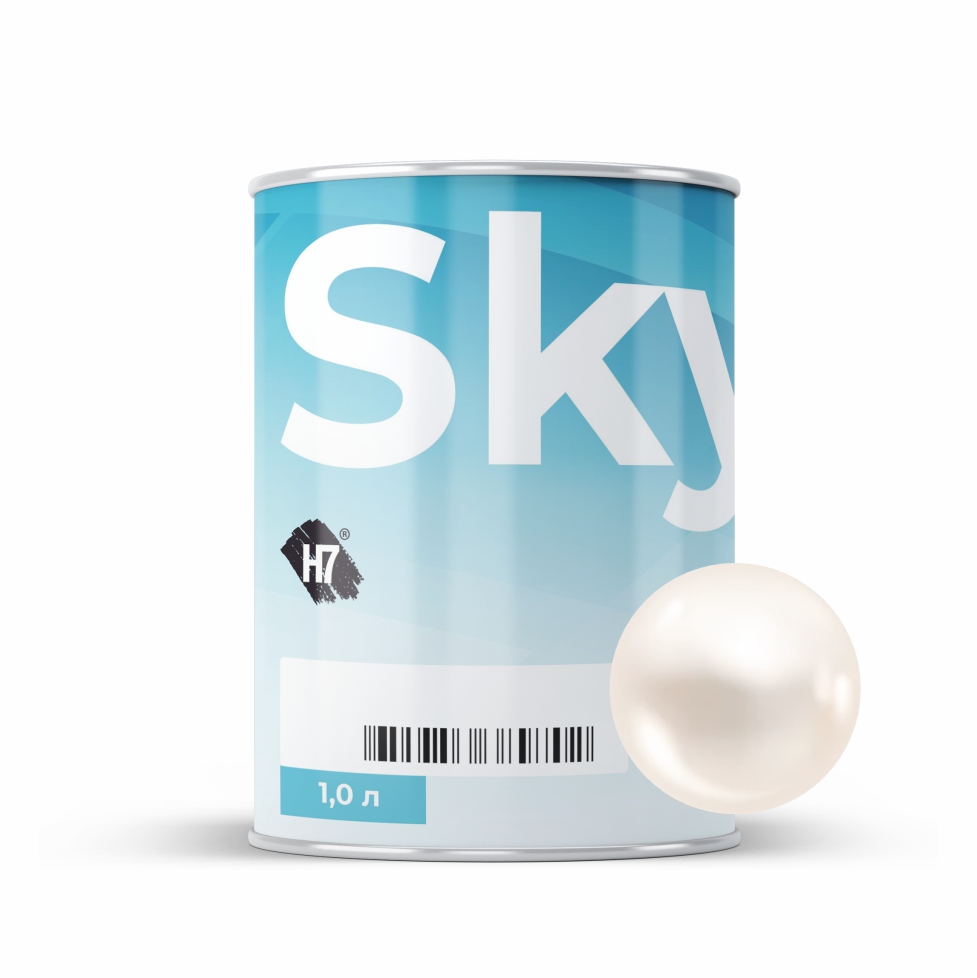 7003 transparent white компонент для подбора автоэмалей базовый 1л skymix h7