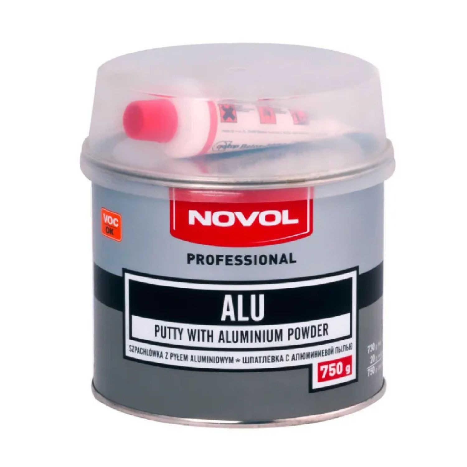 шпатлевка полиэфирная alu novol(0,75кг)