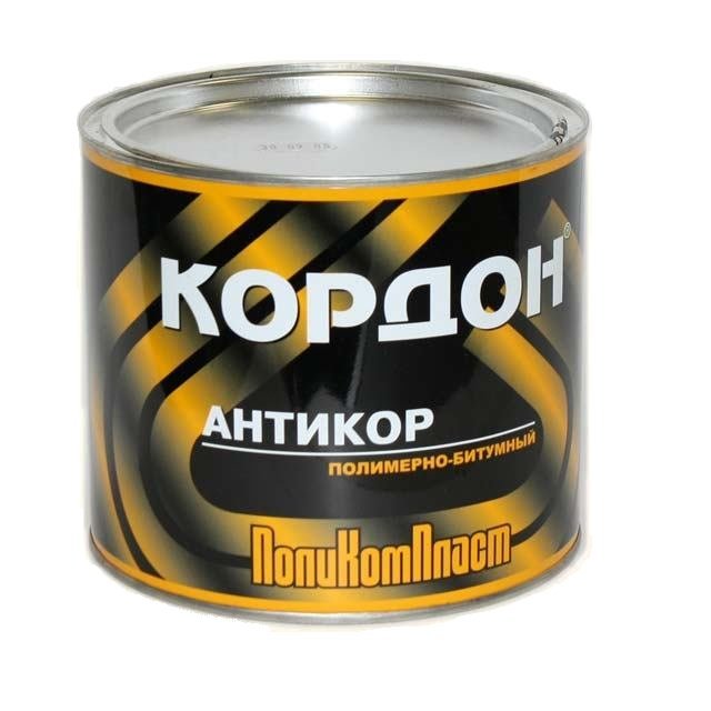 антикоррозионное покрытие "кордон" 2,3кг поликомпласт