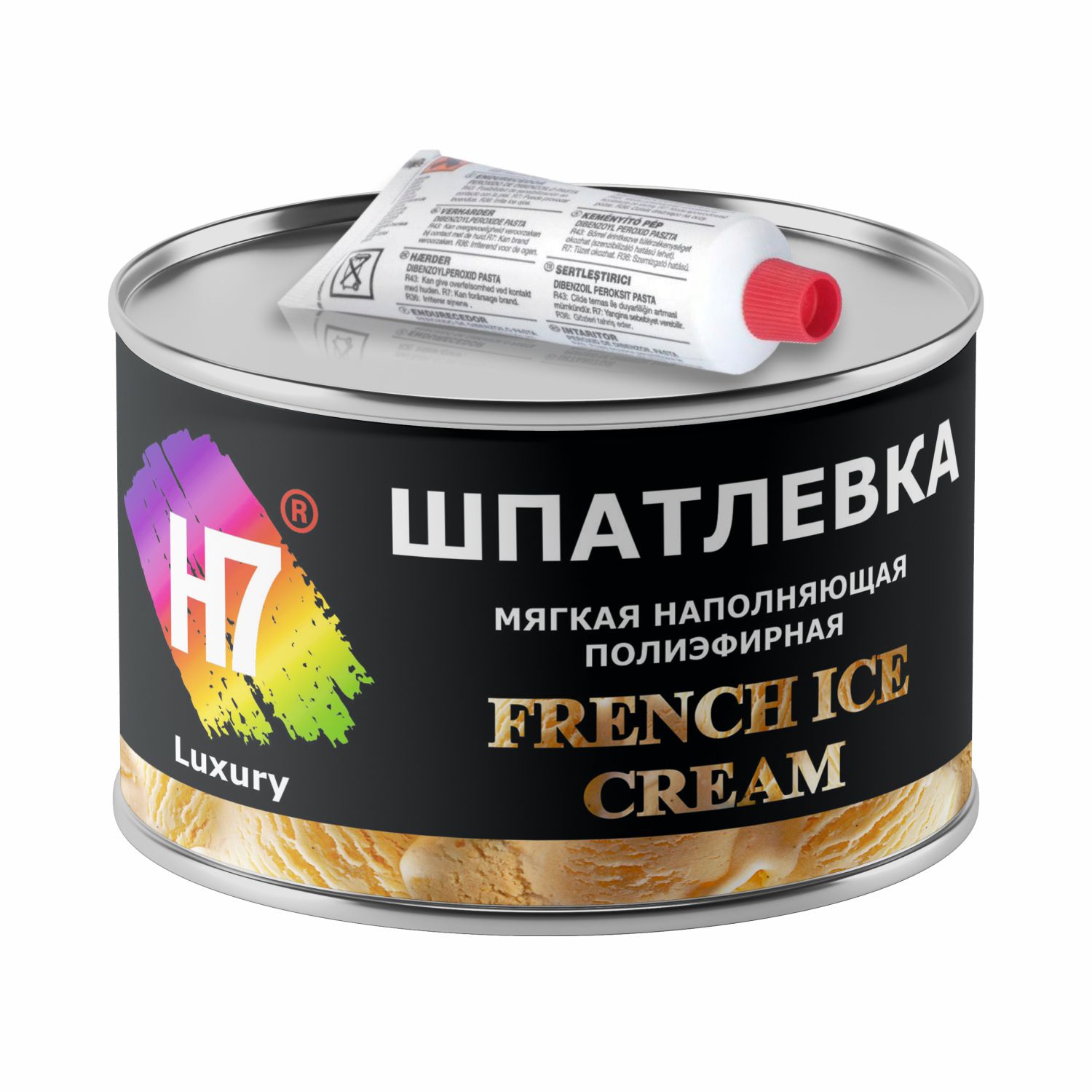 шпатлевка мягкая наполняющая полиэфирная french ice cream 1,0 л (1,86 кг) h7