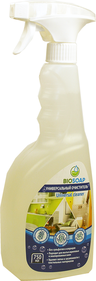 Универсальный очиститель 750мл BIOSOAP