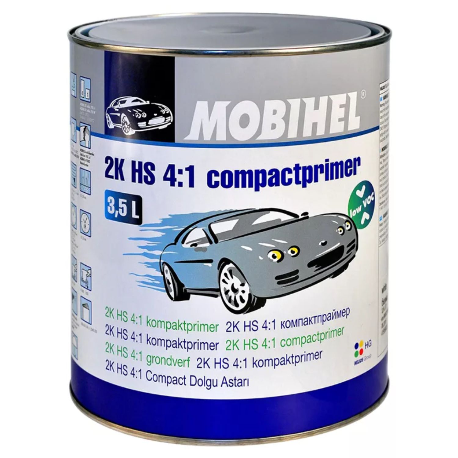 primer оливковый low voc - первичный грунт зеленый 1,0 mobihel