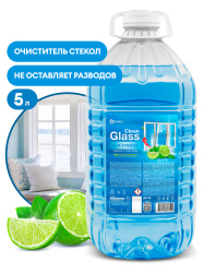 Чистящее средство для стекол и зеркал "Clean Glass" голубая лагуна 5кг GraSS