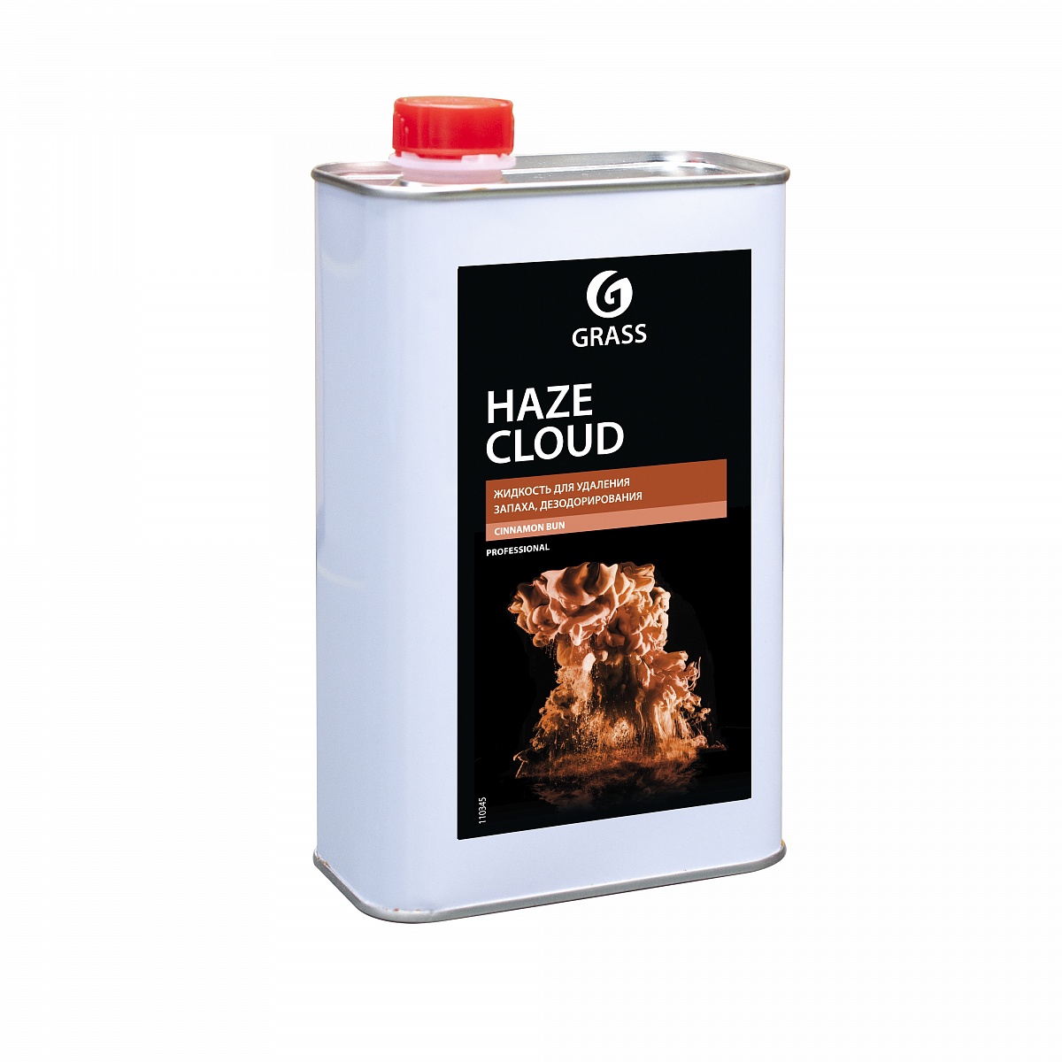 жидкость для удаления запаха, дезодорирования "haze cloud cinnamon bun" 1л grass
