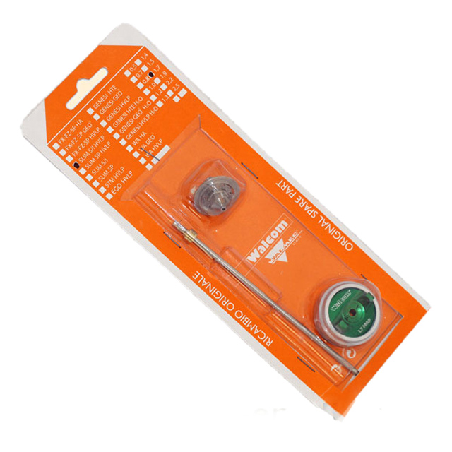 1135225 набор сменного сопла 2,5мм для краскопультов slim hte s-i-hd walcom