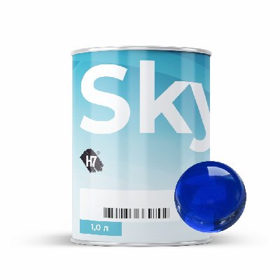 7051 Phthalocyanine blue компонент для подбора автоэмалей базовый 1л SkyMix H7