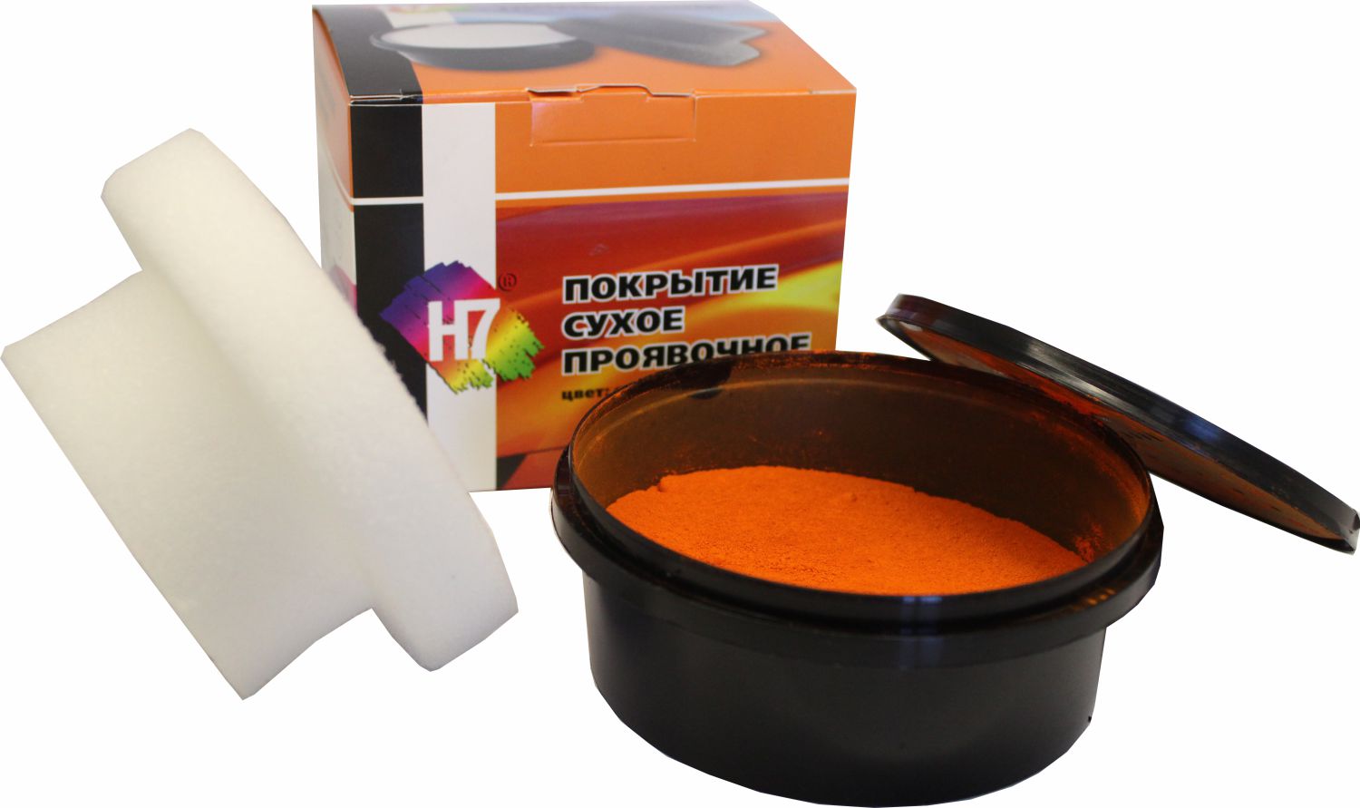 покрытие сухое проявочное оранжевое 100 г h7