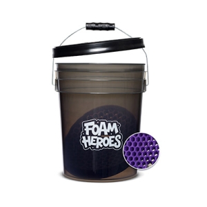 Ведро с сепаратором и крышкой для детейлинг мойки, 20л Detailing Bucket Foam Heroes