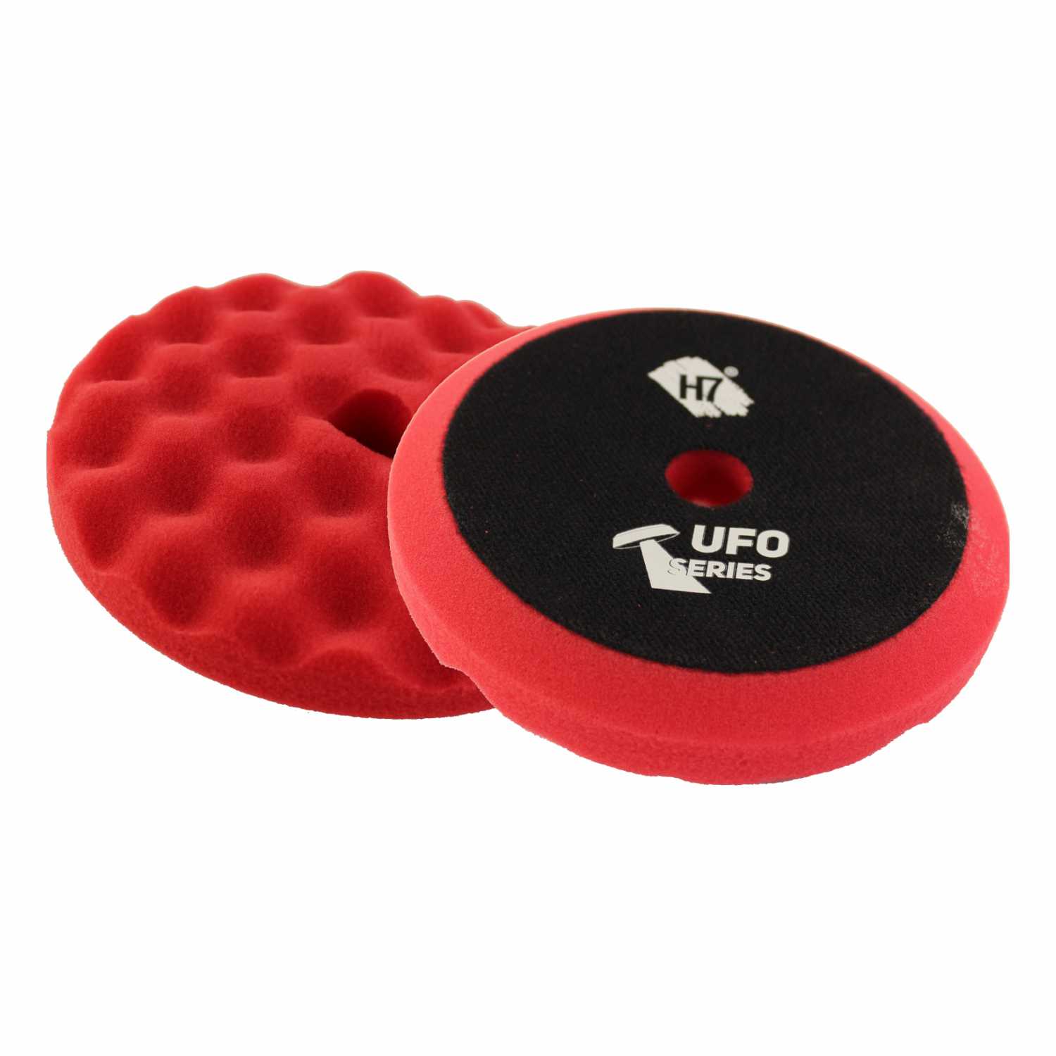Круг полировальный поролоновый 150x30мм UFO Soft Cut мягкий рельефный красный H7