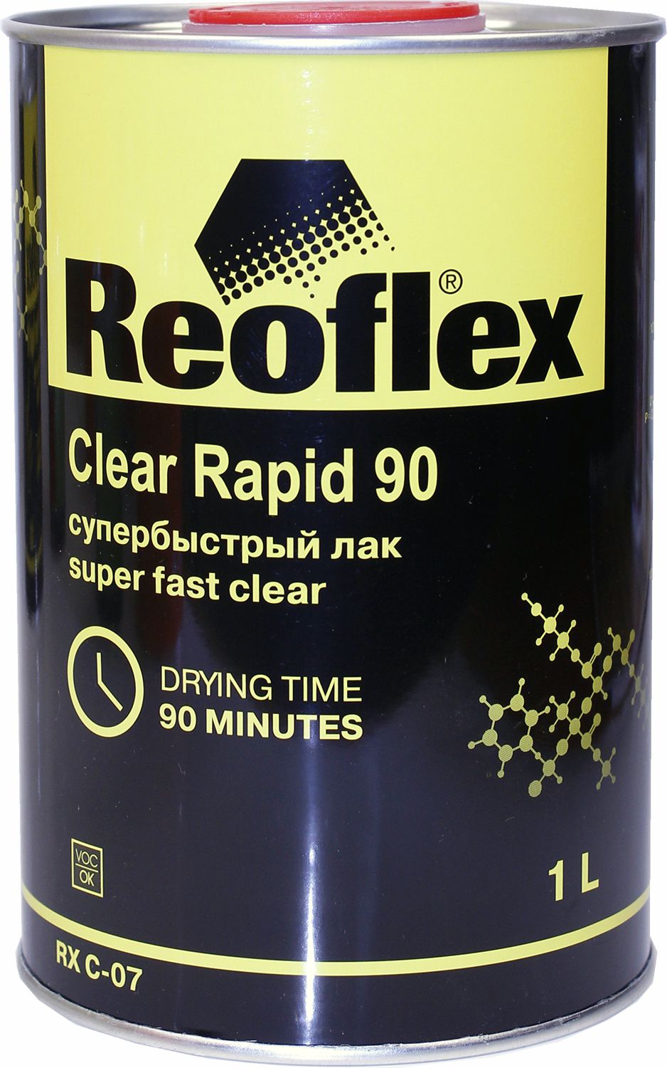 лак акриловый супербыстрый uhs 2+1 1л reoflex