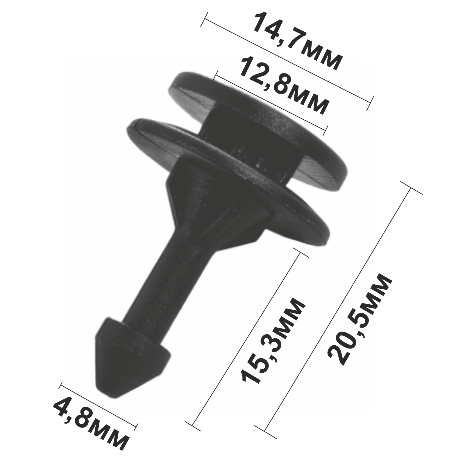11405 (c1405) клипса автомобильная volkswagen