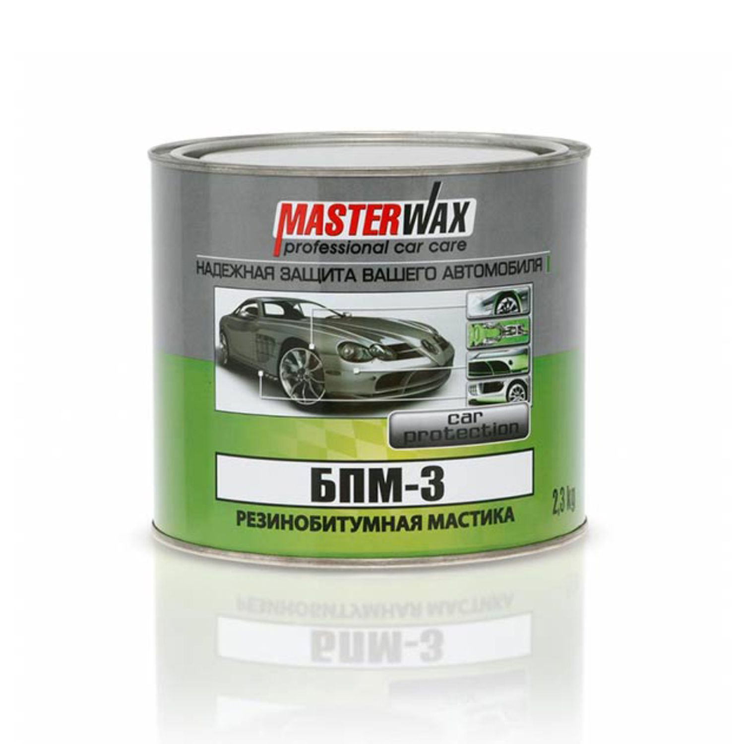 мастика бпм-3 резинобитумная жесть 2,3кг masterwax