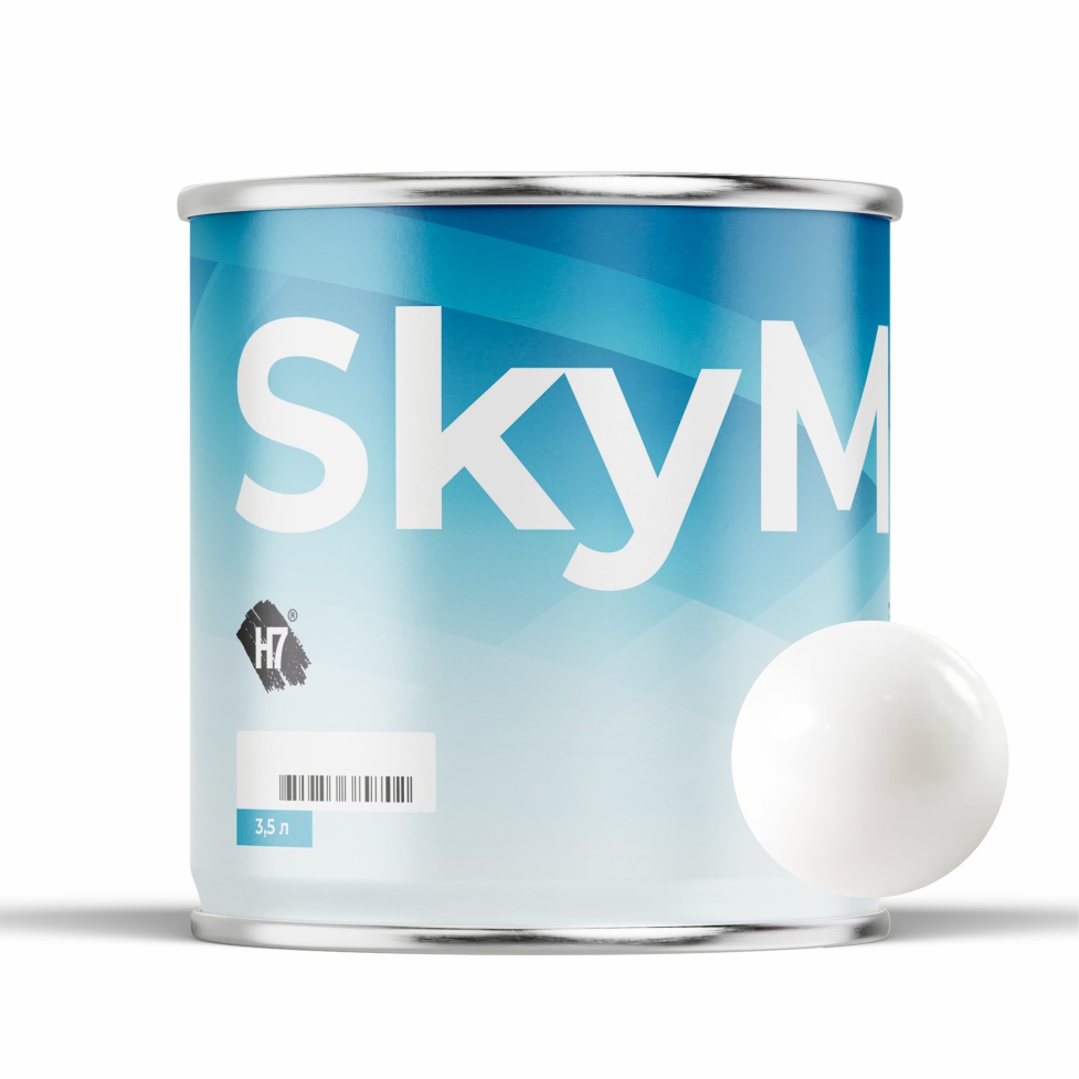 7001 white компонент для подбора автоэмалей базовый 3,5л skymix h7
