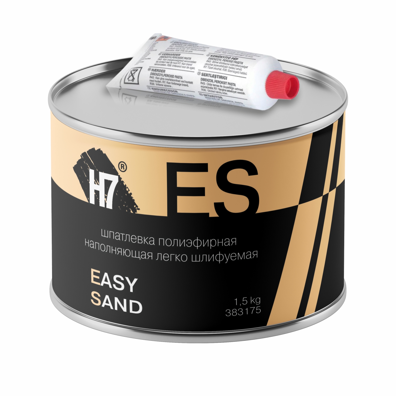 шпатлевка полиэфирная наполняющая легко шлифуемая easy sand 1,5кг н7