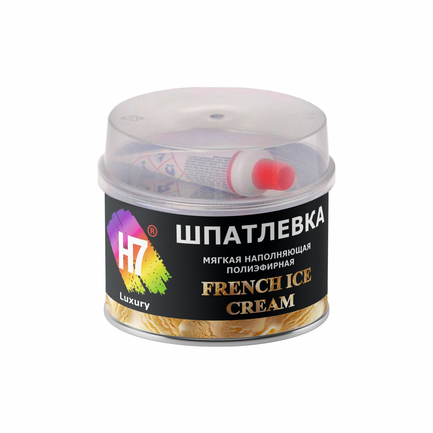 шпатлевка мягкая наполняющая полиэфирная french ice cream 0,25 л (0,515 кг) h7