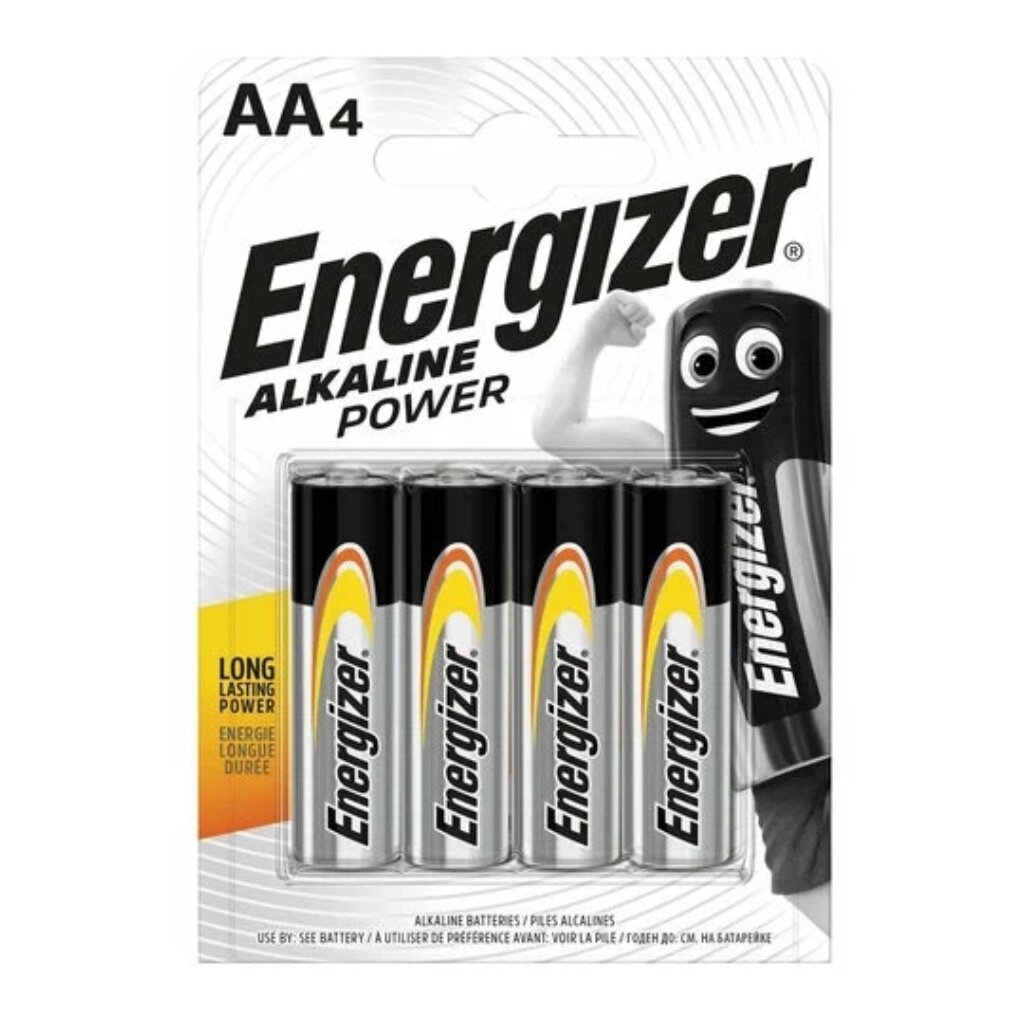 батарейка alkaline power lr06 аа 4шт energizer