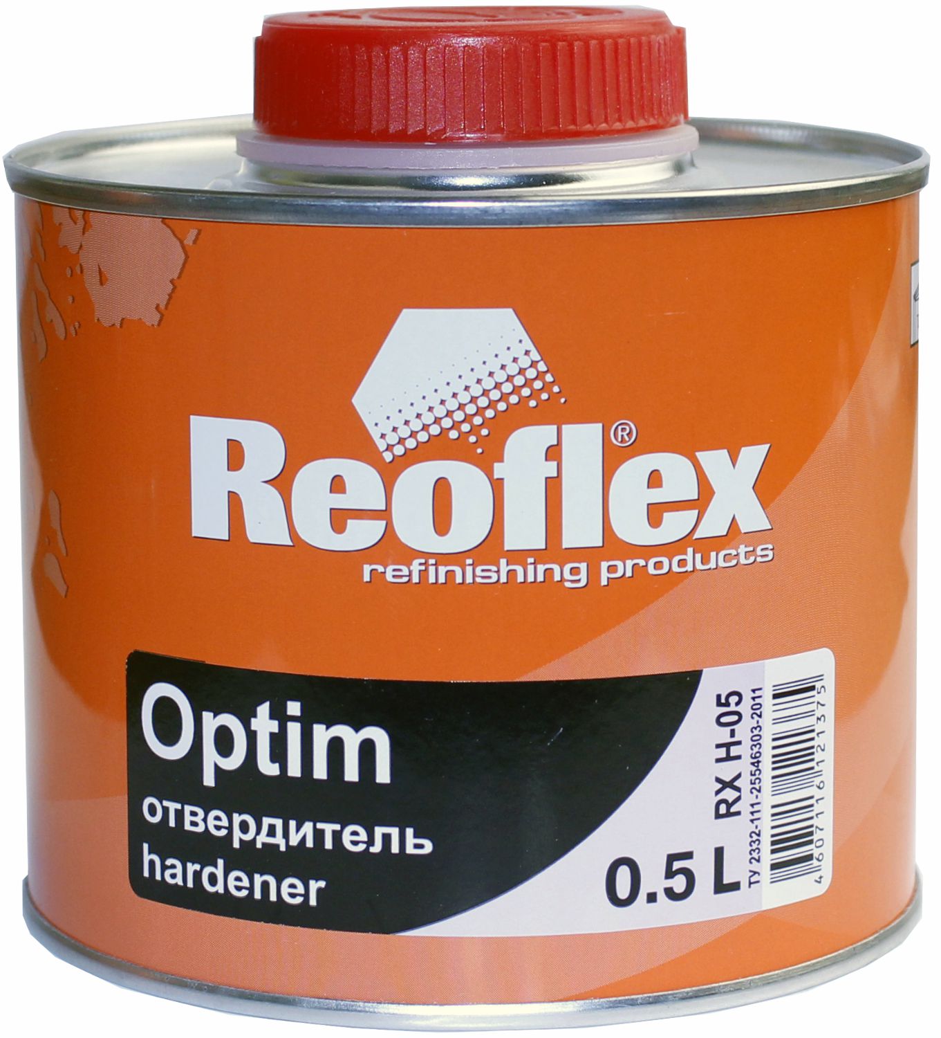 отвердитель для лака optim 2+1 и 2к акриловой эмали 2+1 (1л) 0,5л reoflex