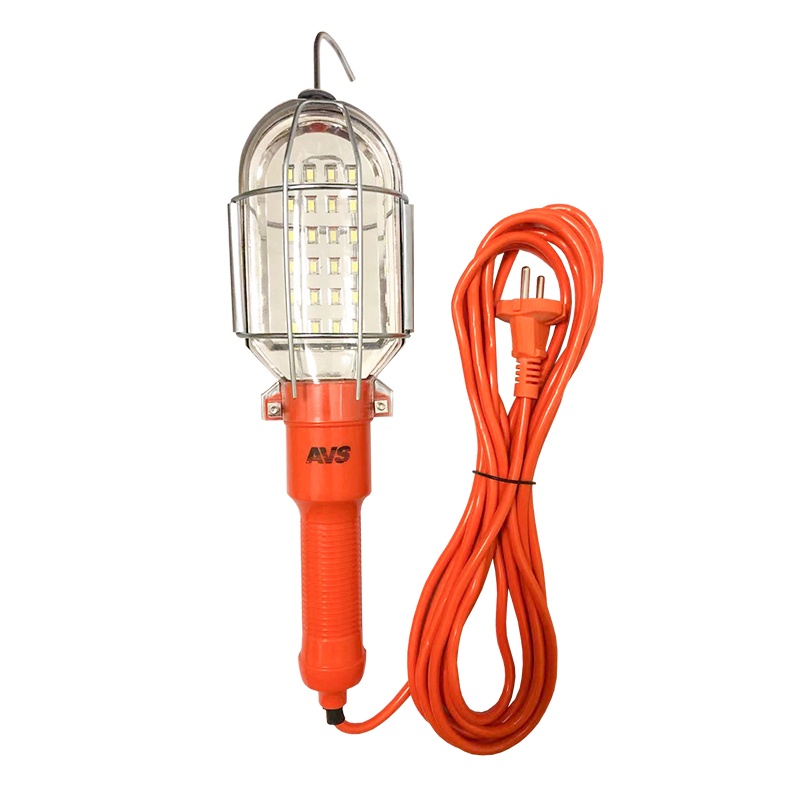 фонарь переносной (светодоиод.) 5м 220v lw-524l avs