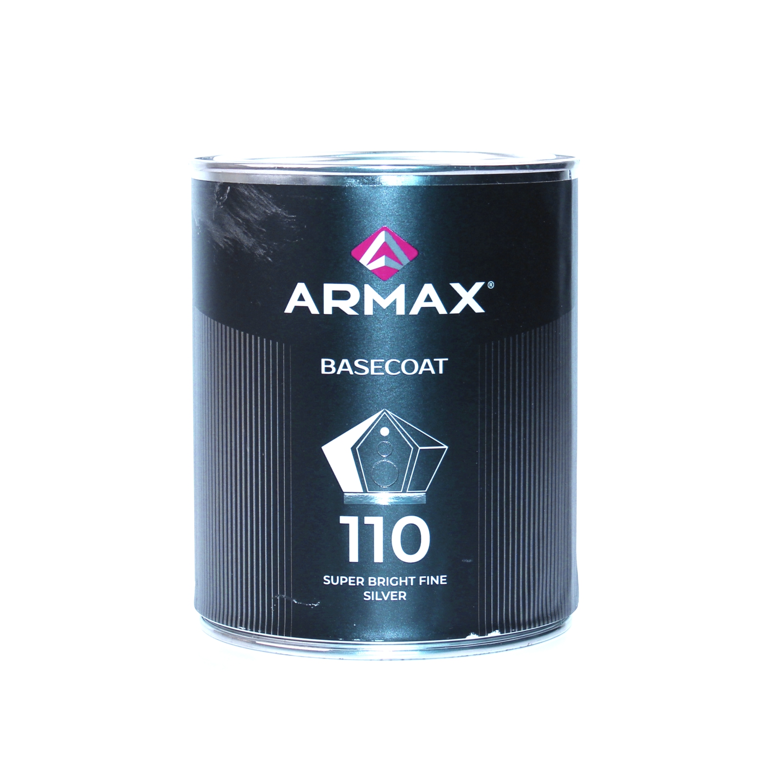 110 super bright fine silver эмаль базисная 0,93кг armax