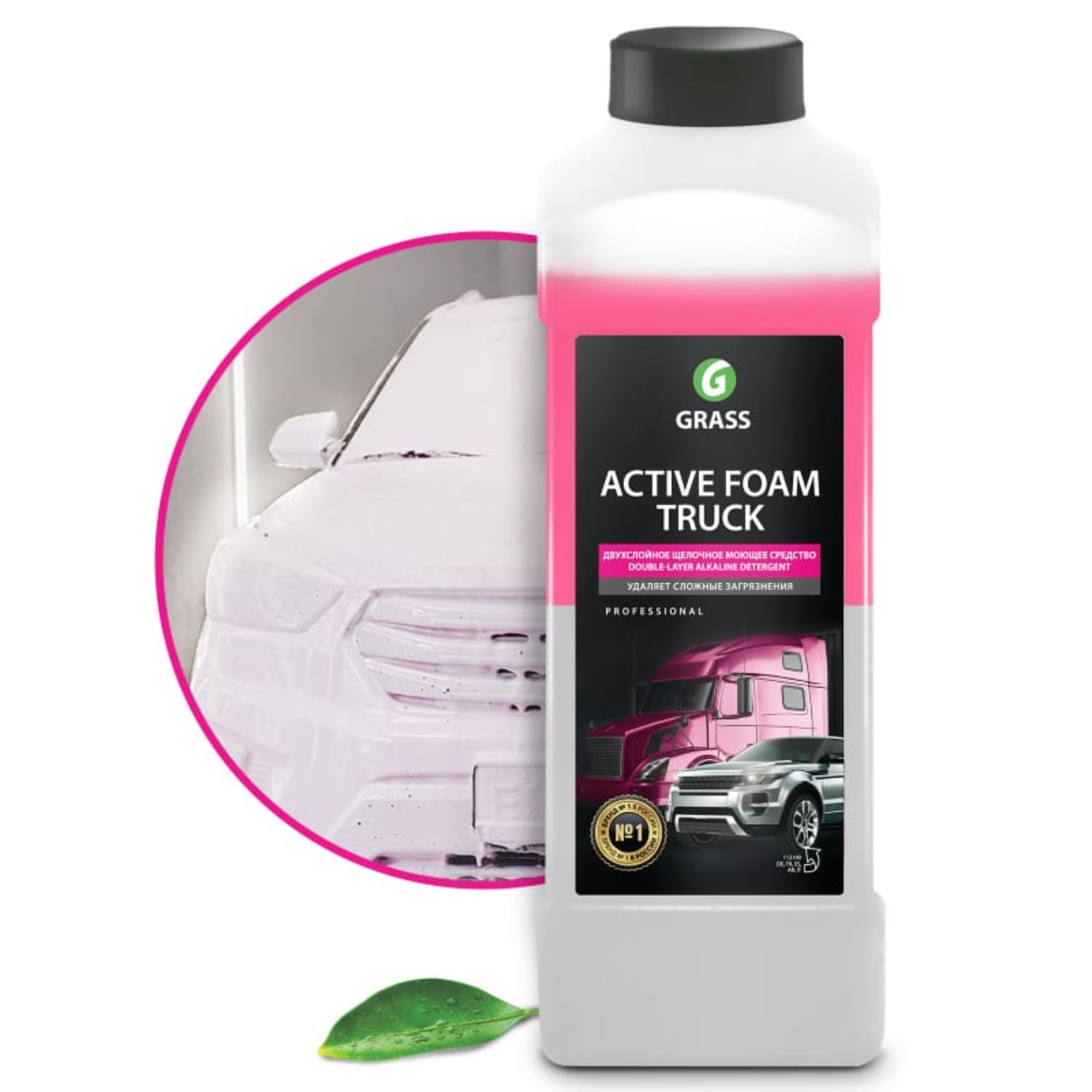 активная пена "active foam truck" для грузовиков 1л grass