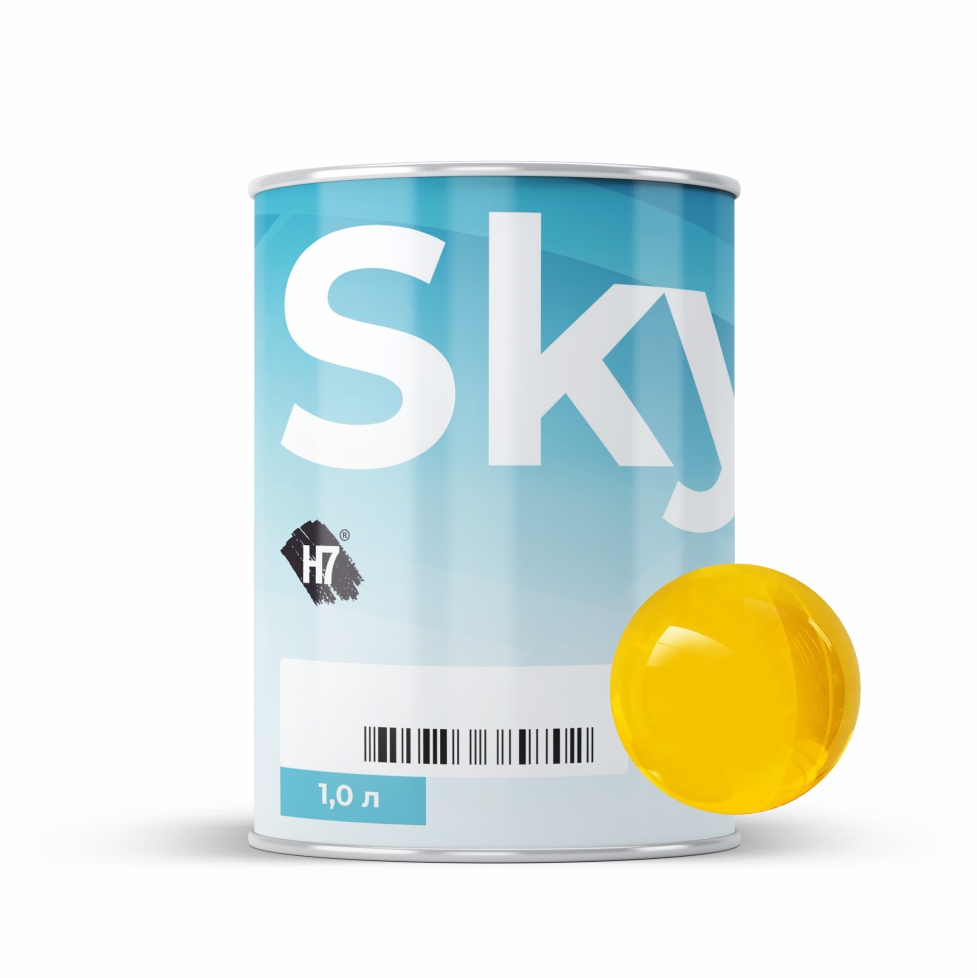 7036 lemon chrome yellow компонент для подбора автоэмалей базовый 1л skymix h7