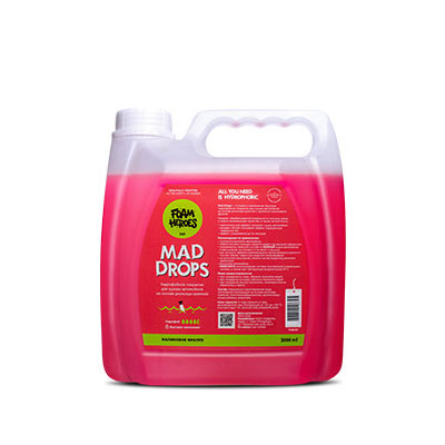 покрытие гидрофобное быстрое для лкп mad drops raspberry 3л foam heroes