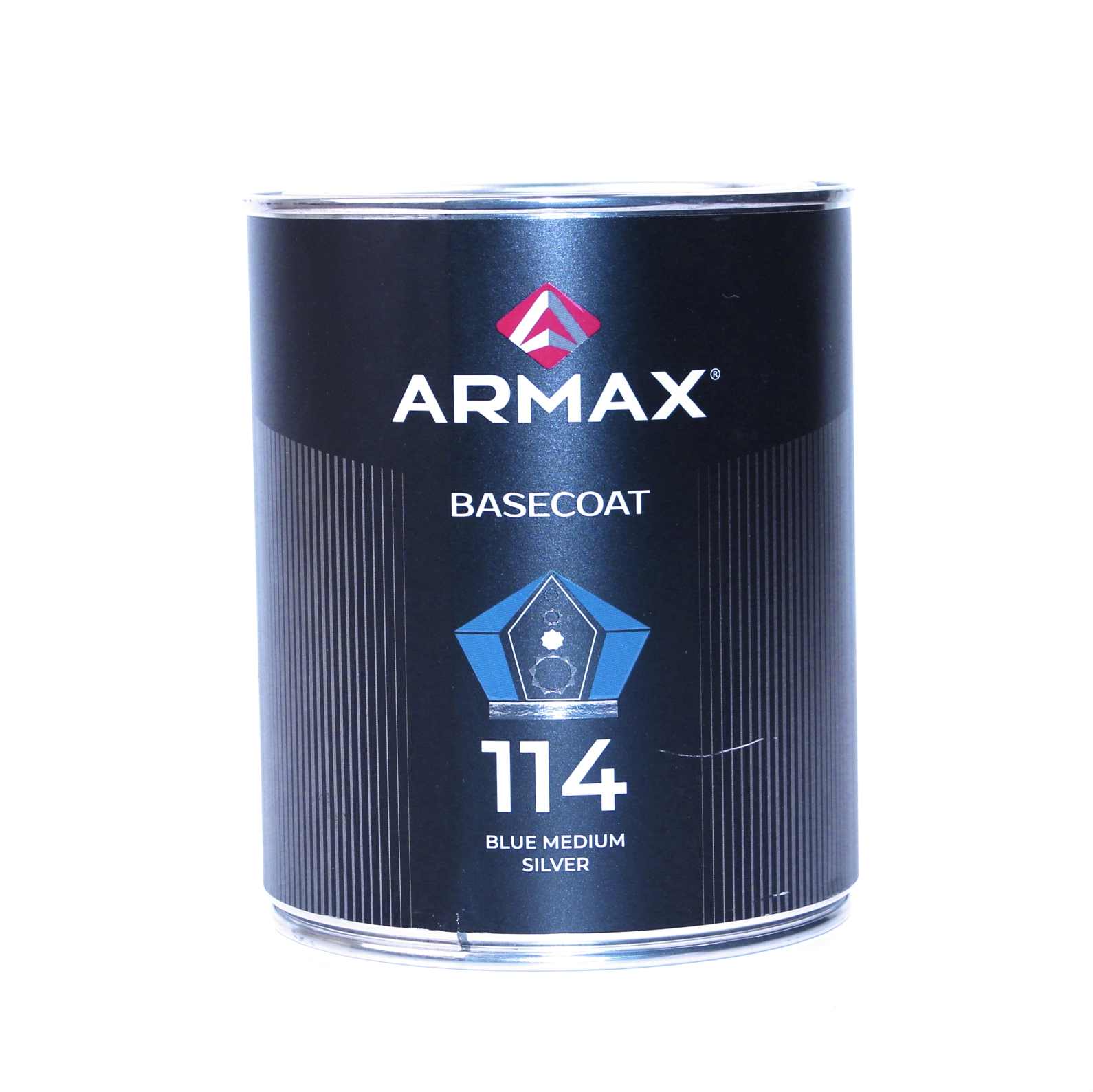 114 blue medium silver эмаль базисная 0,93кг armax