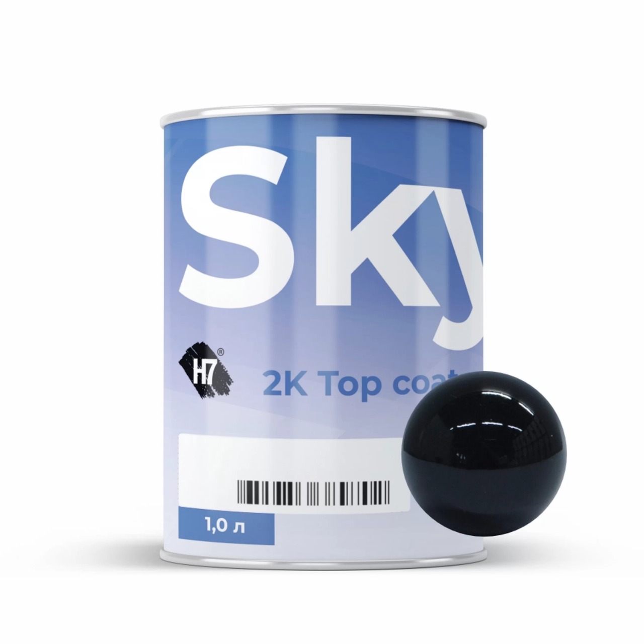 7582 Black (for fine adjustment) 2К 2:1 акриловый компонент подбора автоэмалей 1л SkyMix H7