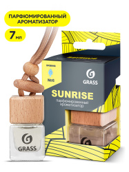 ароматизатор жидкий подвесной "sunrise" 7мл grass