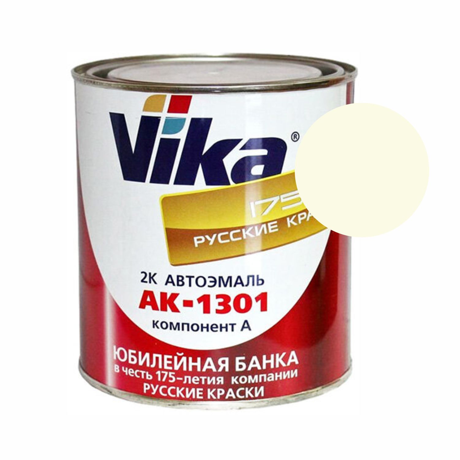 040 автоэмаль ак-1301 белая 040 (0,85кг) vika