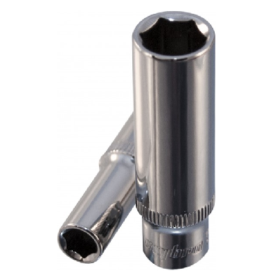 Головка торцевая глубокая 1/4"DR 9 мм. OMBRA