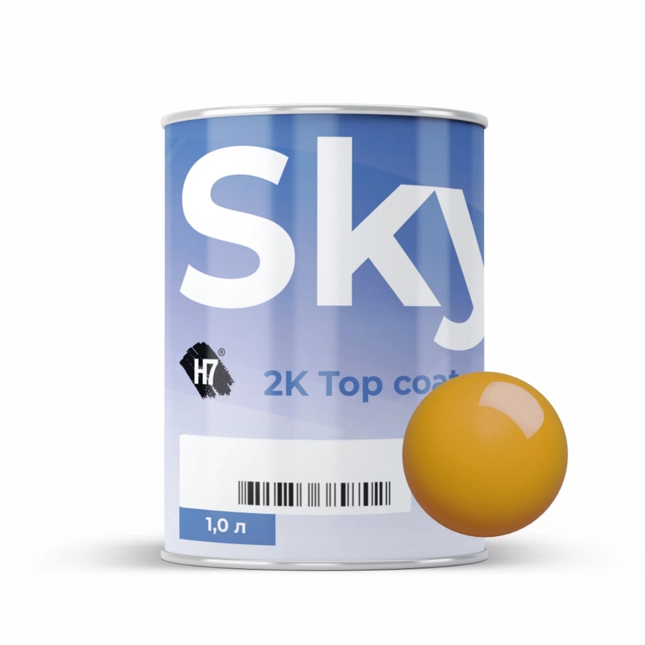7533 Yellow Oxide 2К 2:1 акриловый компонент подбора автоэмалей 1л SkyMix H7