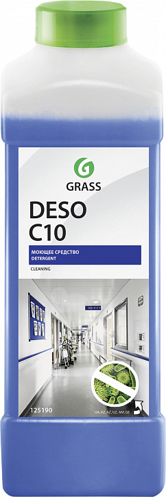 средство дезинфицирующее "deso c10" 1л grass