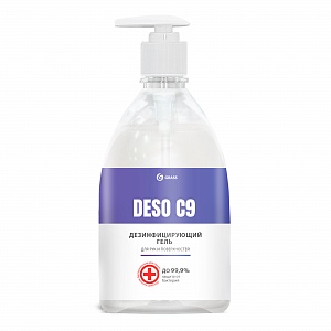 средство дезинфицирующее гель "deso c9" 500мл grass