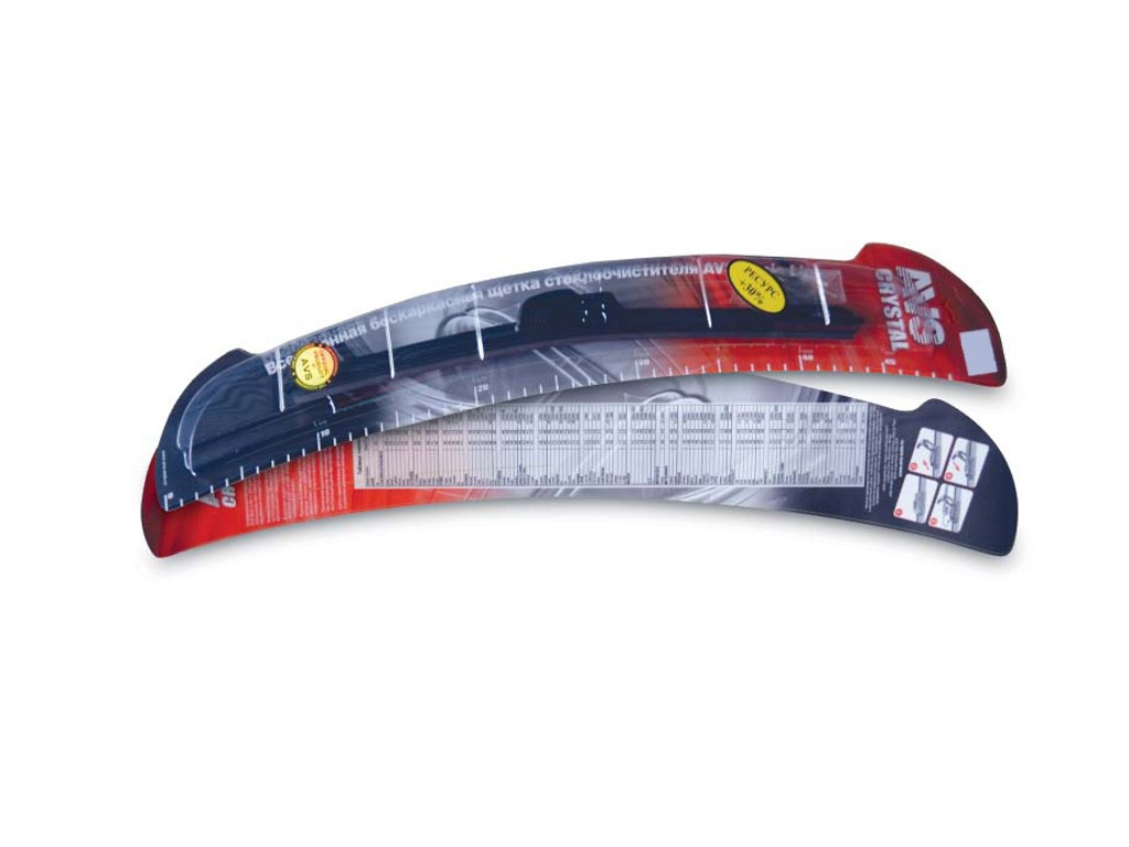 щетка стеклоочистителя бескаркасная basic line bl-26 65см avs