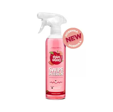 квик-детейлер для интерьера миндаль и вишня swipe interior 500мл foam heroes