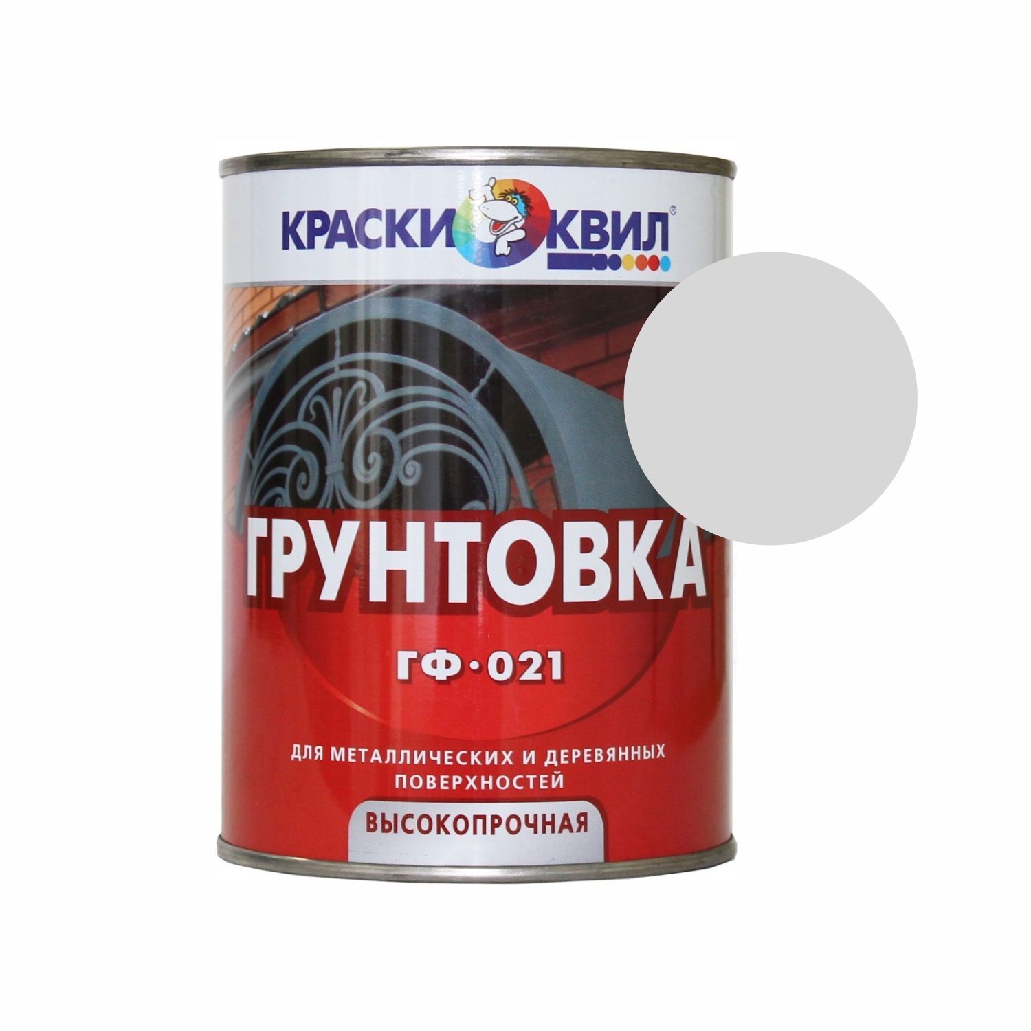 грунтовка светло-серая гф-021 1л (0,9кг) квил