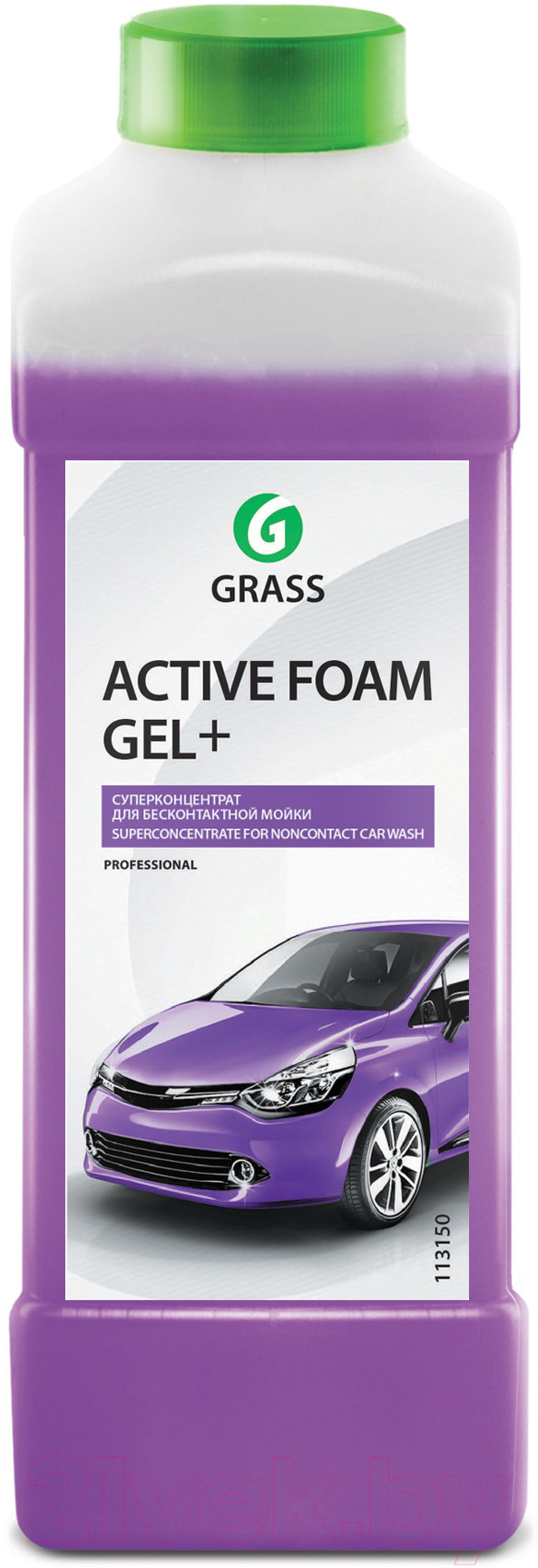 активная пена "active foam gel+" самый концентрированный 1л grass