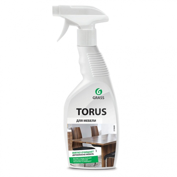 Очиститель-полироль для мебели "Torus" триггер 600мл GraSS