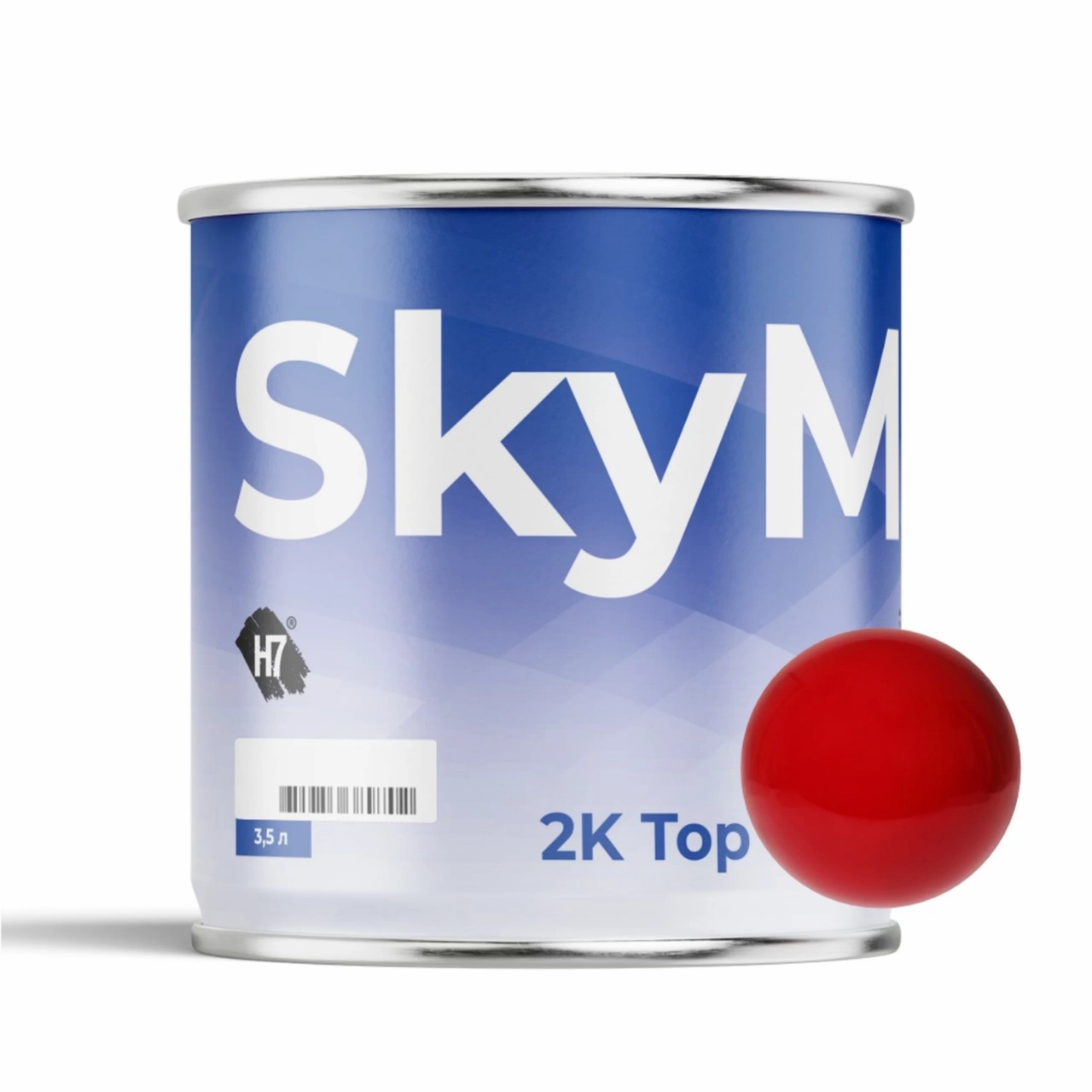 7514 Bright red 2К 2:1 акриловый компонент подбора автоэмалей 3,5л SkyMix H7